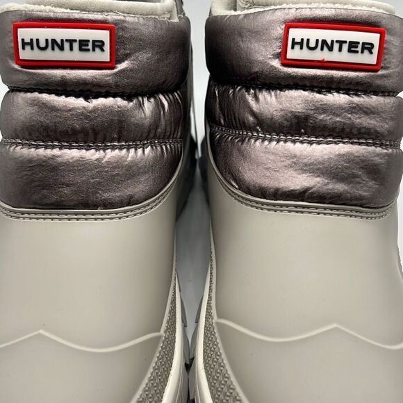 HUNTER Metallic Insulated Waterproof Snow Boots women size 9 NWB - Picture 14 of 14